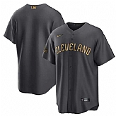 Cleveland Indians Blank Charcoal 2022 All-Star Cool Base Stitched Baseball Jersey,baseball caps,new era cap wholesale,wholesale hats
